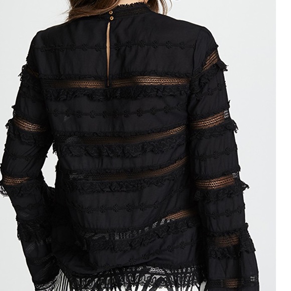 Ulla Johnson Grace Blouse Black - Picture 2 of 2